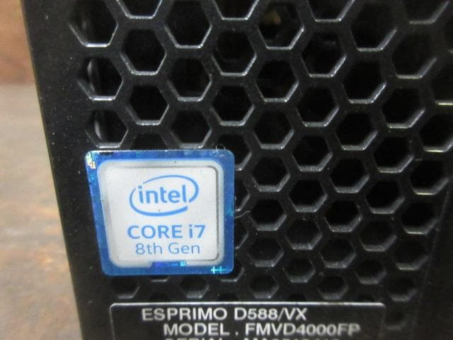 送料込★ 富士通 ESPRIMO D588/VX i7 8th Genジャンク