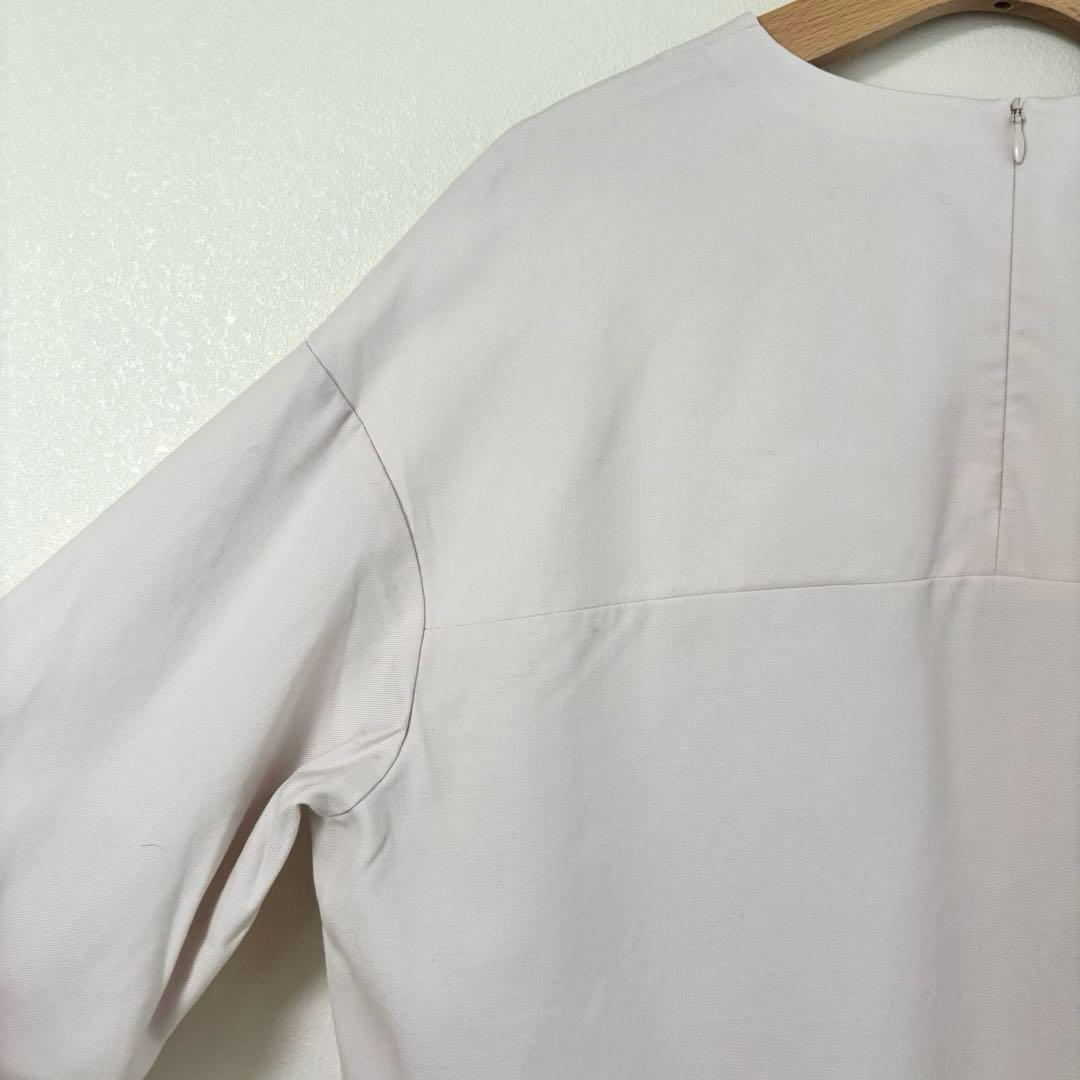 セオリーリュクス　ウールセーラーブラウス　長袖ブラウス　アイボリー　サイズ38