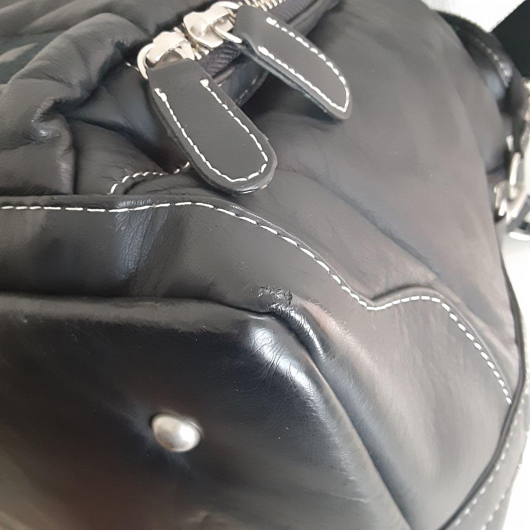 ONOFF オノフ ラムレザー調ボストンバッグ ゴルフバッグ