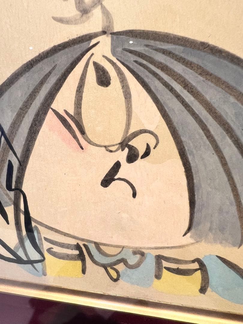 イ*ン様 ゲゲゲの鬼太郎　水彩画色紙　作者　水木しげるサイン入り　早い者勝ち　レ