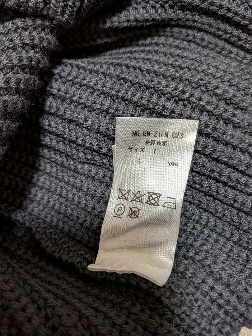 BATONER バトナーシグネチャークルーネックニット サイズ1