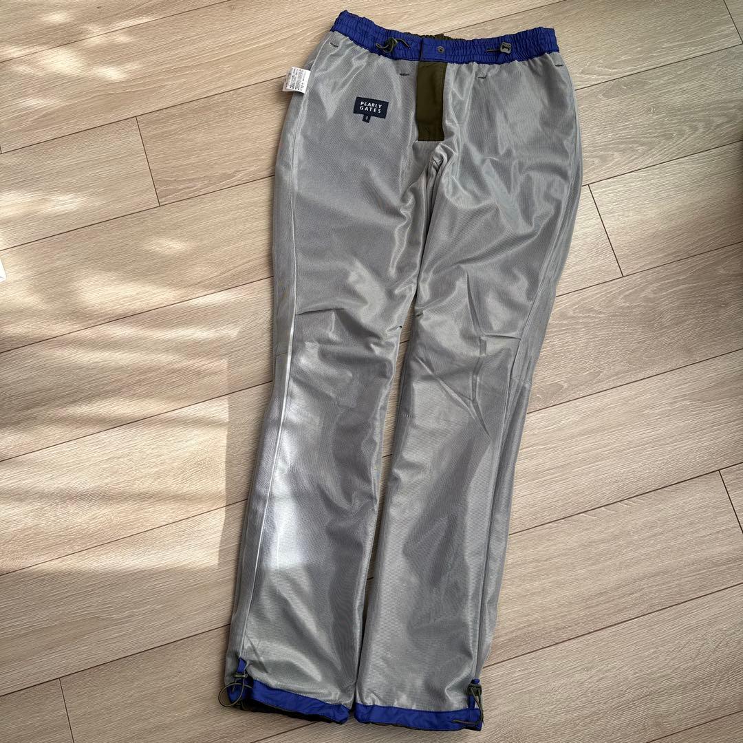 パーリーゲイツPEARLY GATES 蓄熱 保温 防風パンツ カーキ 0(S)