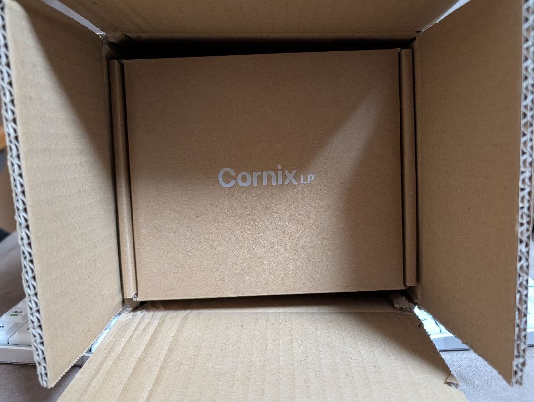 Cornix LP分割キーボード シルバー