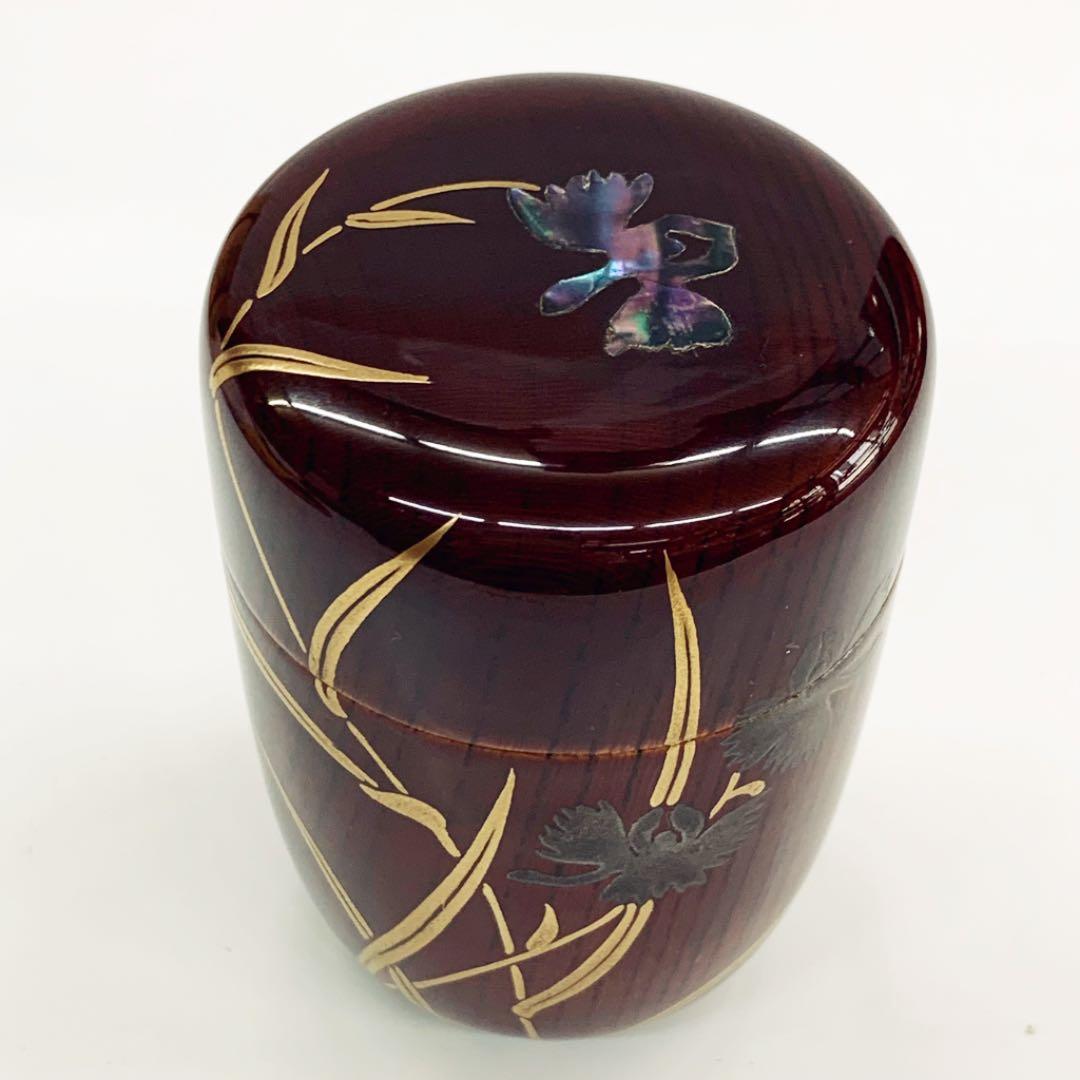 【長棗　鷺草】新井司峰　共箱