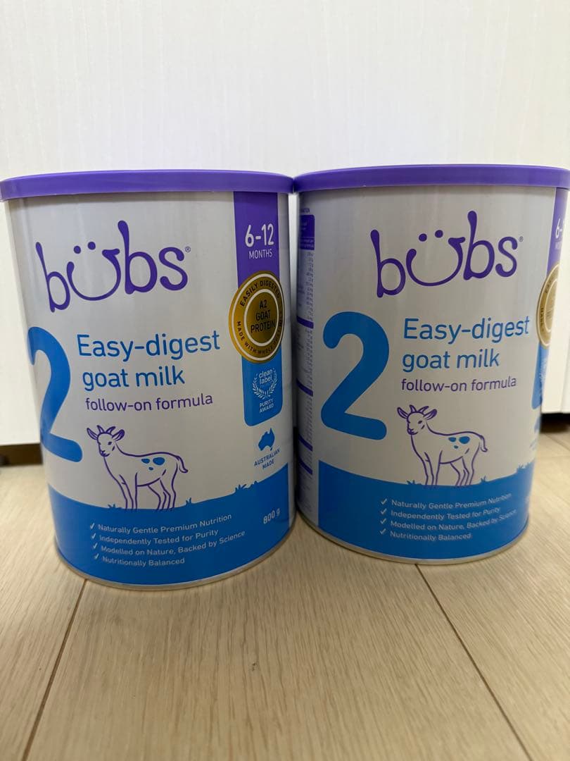 Bubs（バブズ）A2 ヤギミルク 800ｇ2本セット