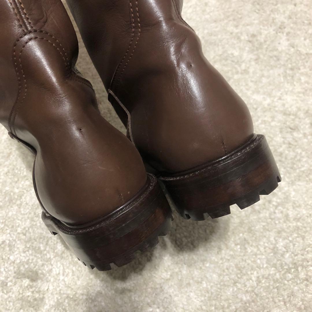 kiss x ロングブーツ 24 耐滑 コマンドソール エンジニア バイカー