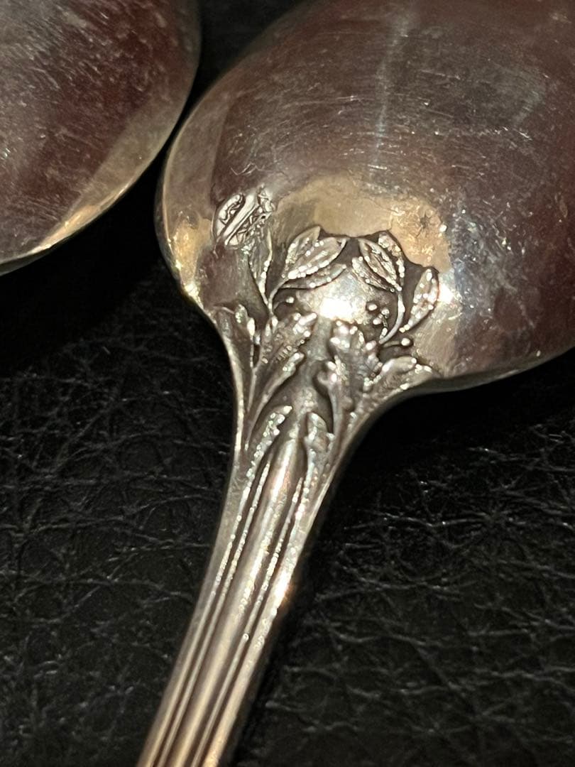 ピュイフォルカ　純銀製　スターリングシルバー　スプーン　セット　アンティーク