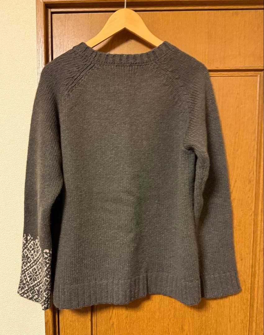 Nahyat wegenk別注n-040 ３Gセーター ダークブラウン