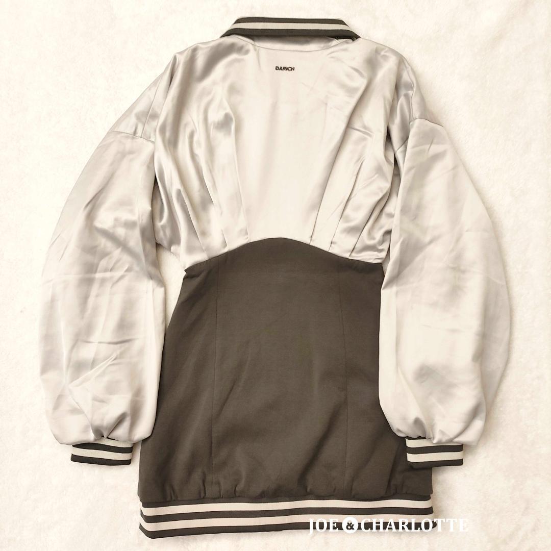 ダーリッチ darich ドルマンスリムスカジャンミニワンピース C-GRY