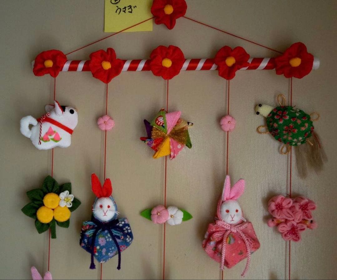 ひな祭り用つるし雛(2026-4うさぎ)