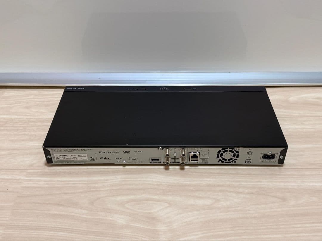 (2) SHARP ブルーレイディスクレコーダー2B-C05DW1 2021年製