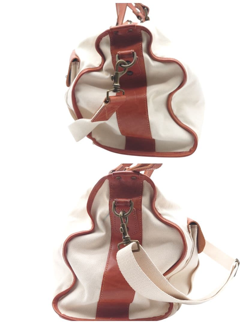 CAMPOMAGGI　カンポマッジ　キャンバス　レザーショルダー　バッグ　大容量