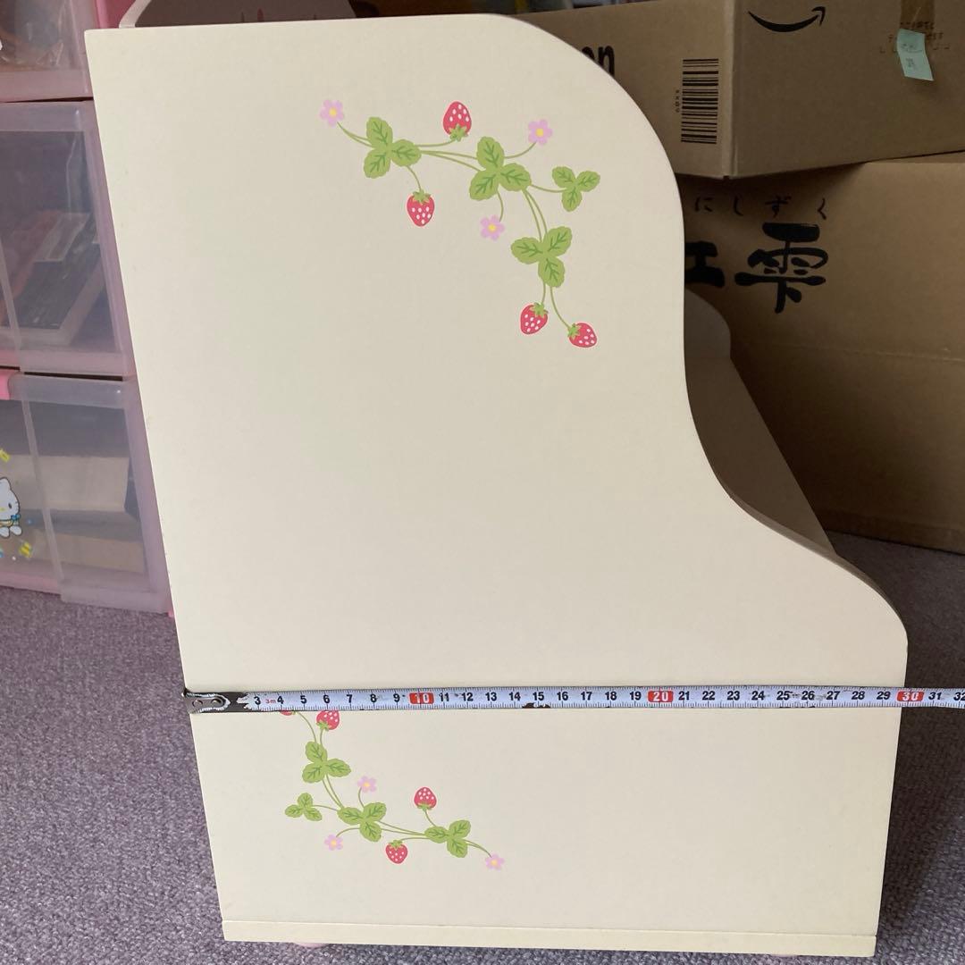 マザーガーデン　棚　シェルフ　ベッドサイドチェスト　木製家具　うさもも　野いちご