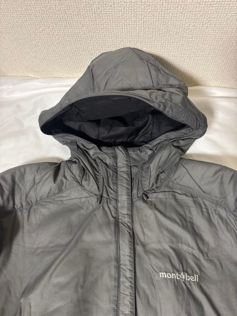 モンベル サーマラップ パーカ リバーシブル 撥水加工 Lサイズ 黒