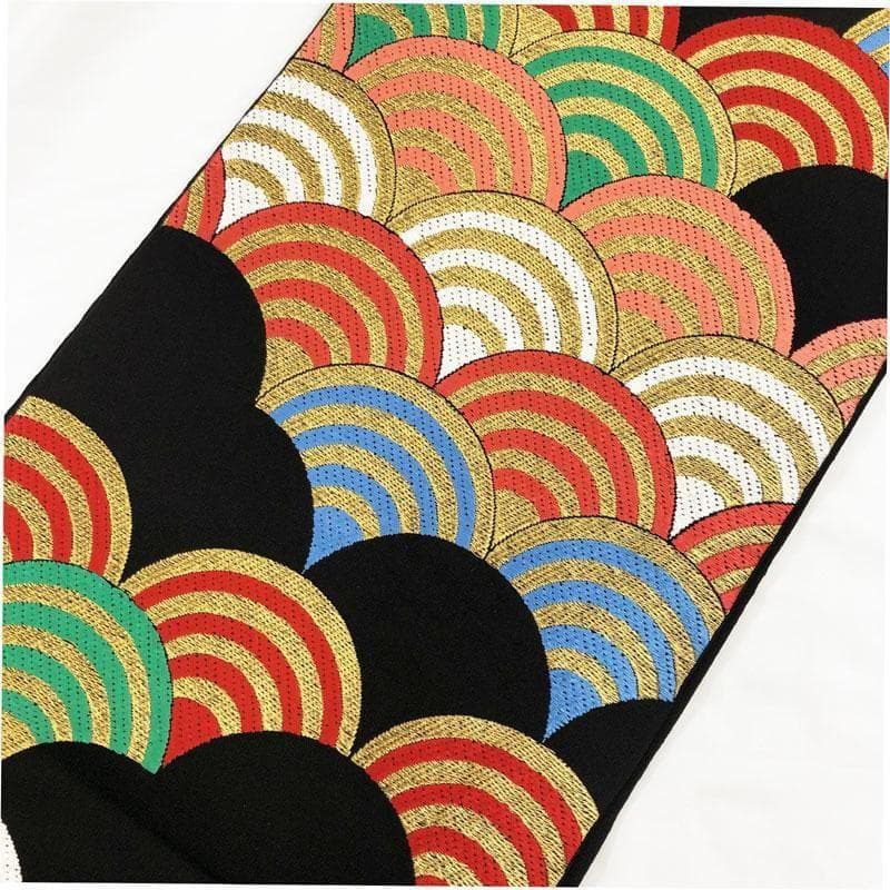 0ag54□逸品!川島織物 祝着 七五三 ハーフ成人式 七歳 全通袋帯□美品