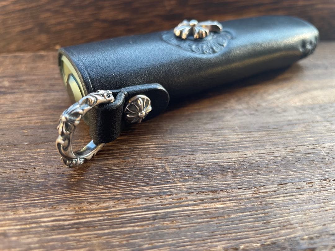 吊り下げリング付き　シルバー925 iQOS ILUMA ONE レザーケース