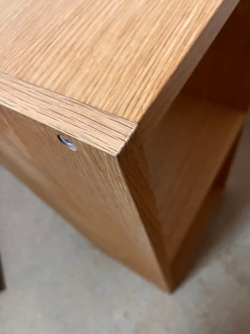 無印良品　スタッキングシェルフ オーク材 2段