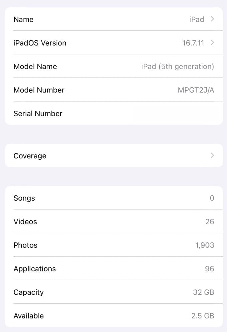 iPad本体 iPad (5th generation) Gold 32GB