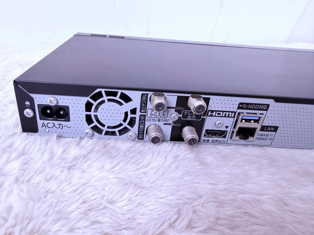 美品Panasonic DMR-BRW1050ブルーレイ 1TB 新品リモコン付