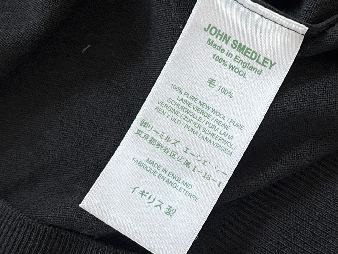 5.3万試着★JOHN SMEDLEY ジョンスメドレー モックネックニットS