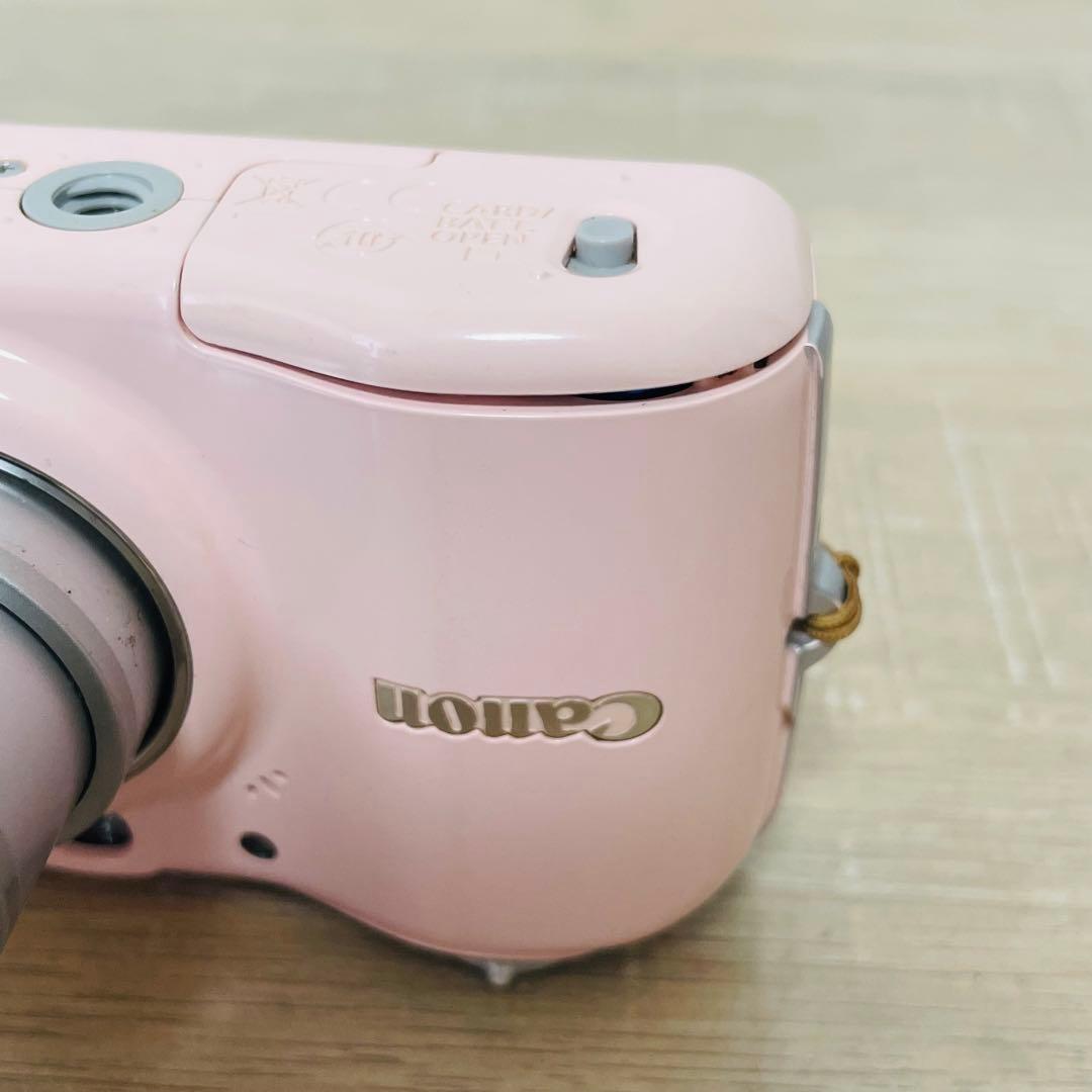 Canon PowerShot E1 ピンク　オールドコンデジ　レトロ