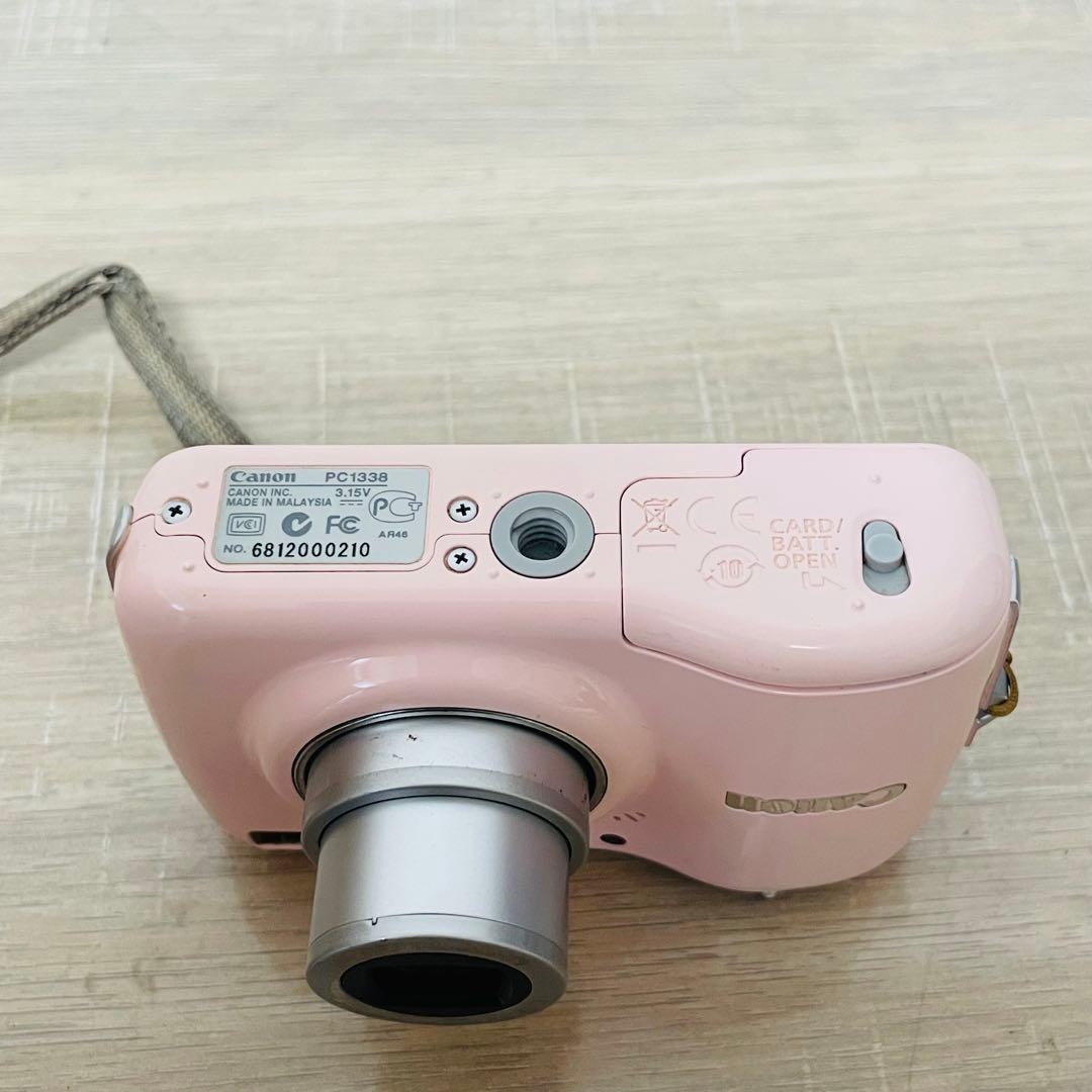 Canon PowerShot E1 ピンク　オールドコンデジ　レトロ
