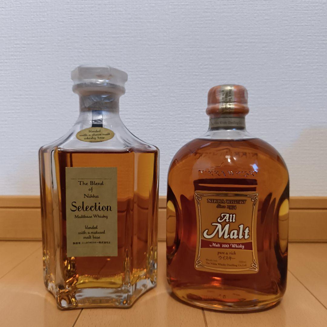 ニッカウイスキー ブレンドオブニッカセレクション & オールモルト２本セット