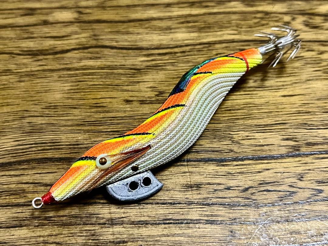 餌木猿 3.0号 2.5号 シンカー穴開け アワビシート 加工 9本まとめ売り