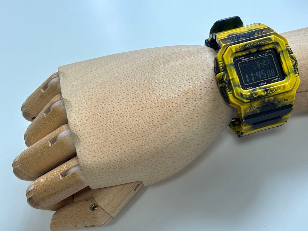 G-SHOCK/ジャミン/G-5500/迷彩/マーブル/カモ/ソーラー/イエロー