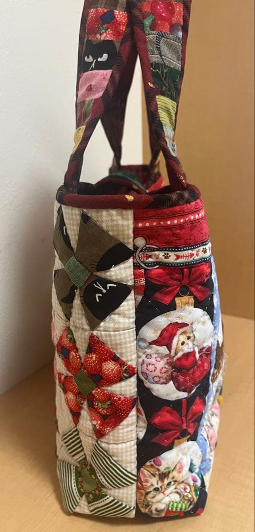 すーちゃんと猫サンタバック