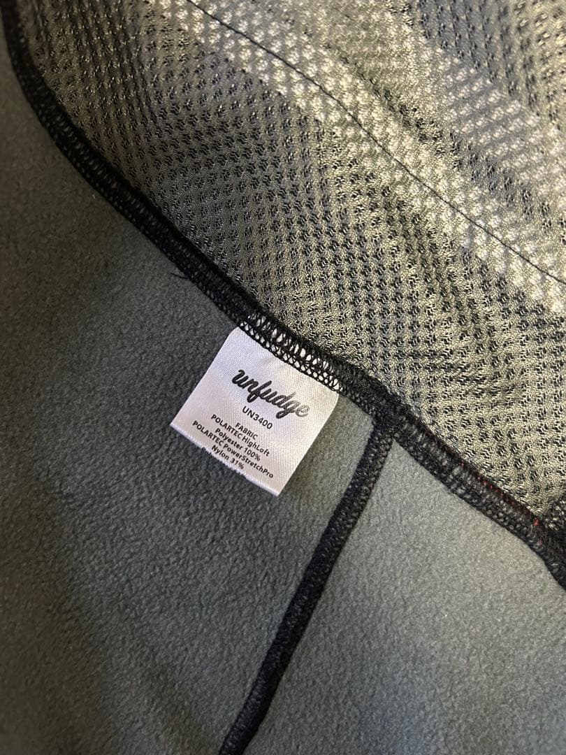 unfudge アンファッジ UN3400 High Loft fleece