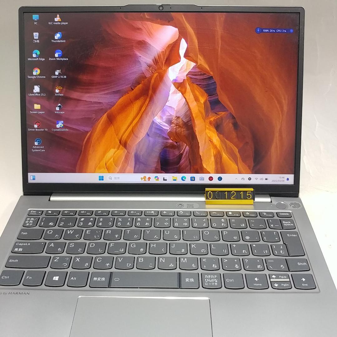整備済 レノボ ThinkBook 13s i5 11世代16G SSD238G