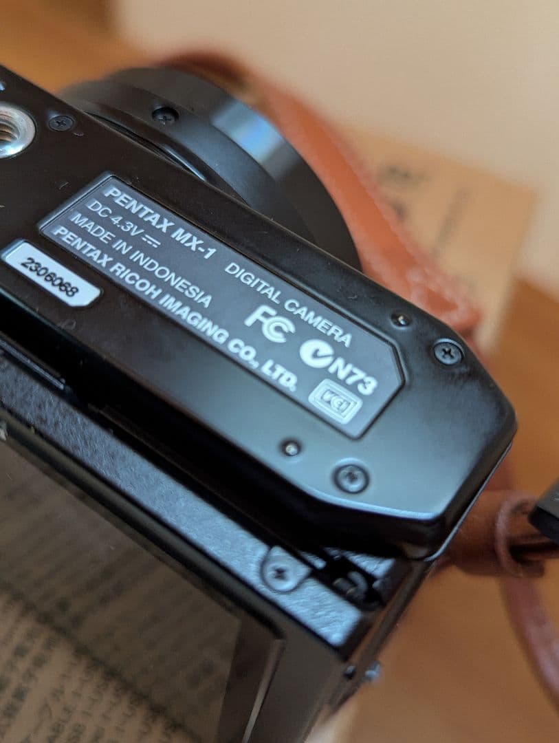PENTAX MX-1 クラシックブラック デジタルカメラ 稼動 美品 中古