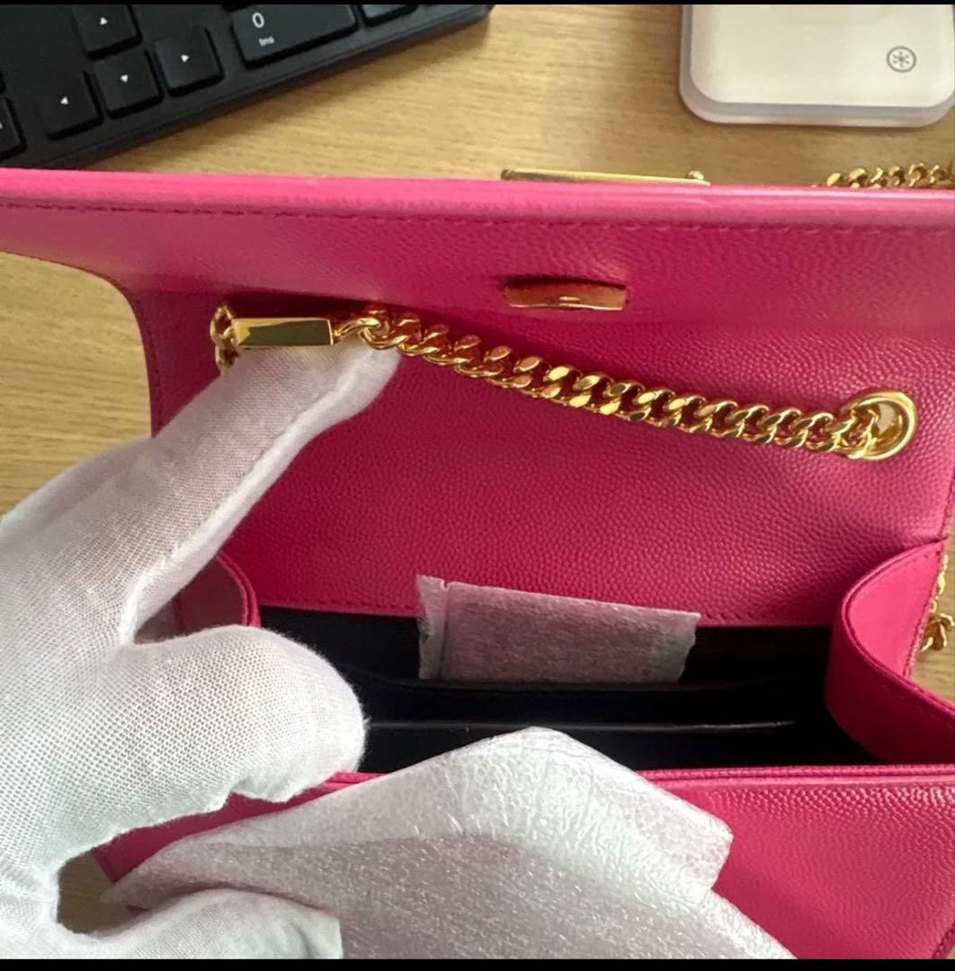 SAINT LAURENT ピンク ショルダーバッグ