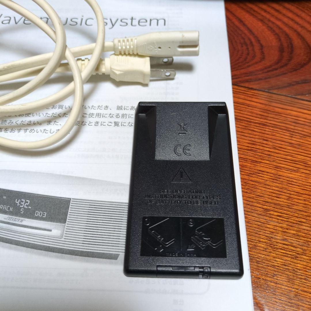 Bose Wave Music System美品完動品純正リモコン純正コード取説
