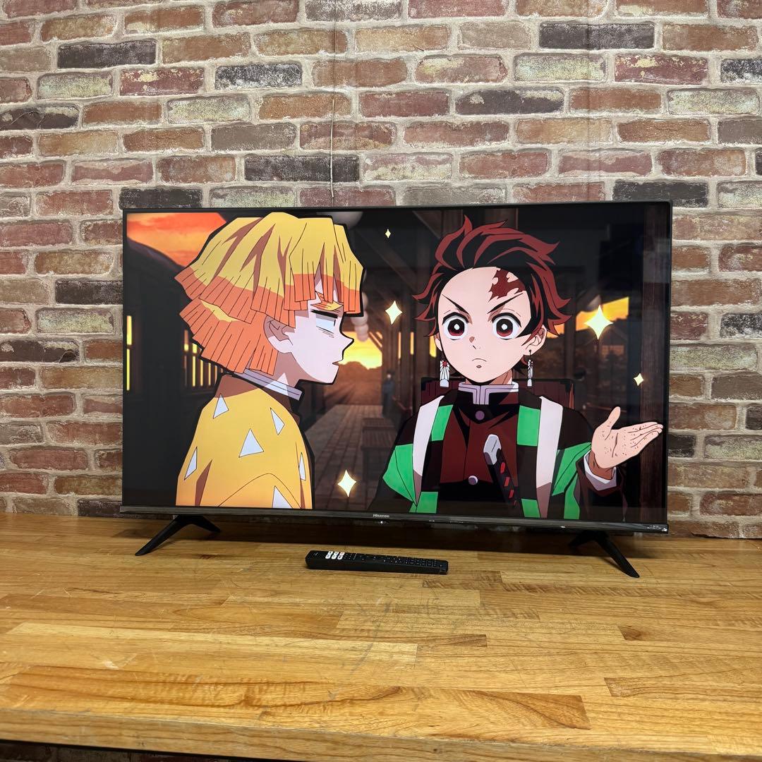 ハイセンス 43V型 4K 液晶テレビ 43E65G 動画アプリ搭載 23年製