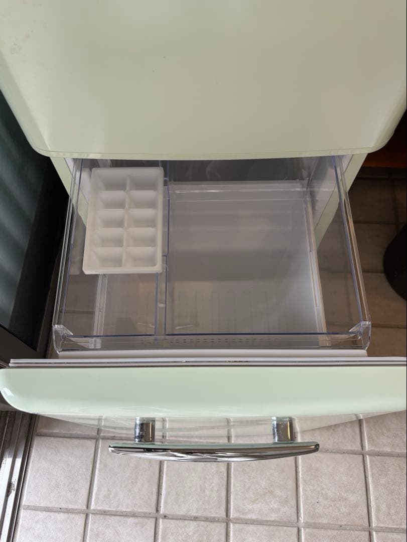 e angle 冷蔵庫 ライトグリーン2ドア ★送料込み