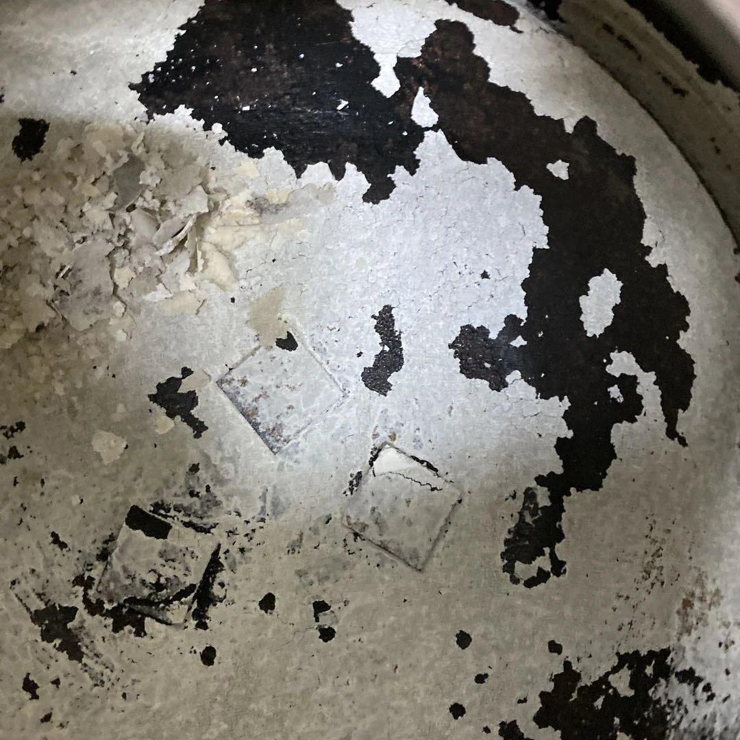 値下げ　美品　鬼面風炉　釜付　鉄風炉　練習用