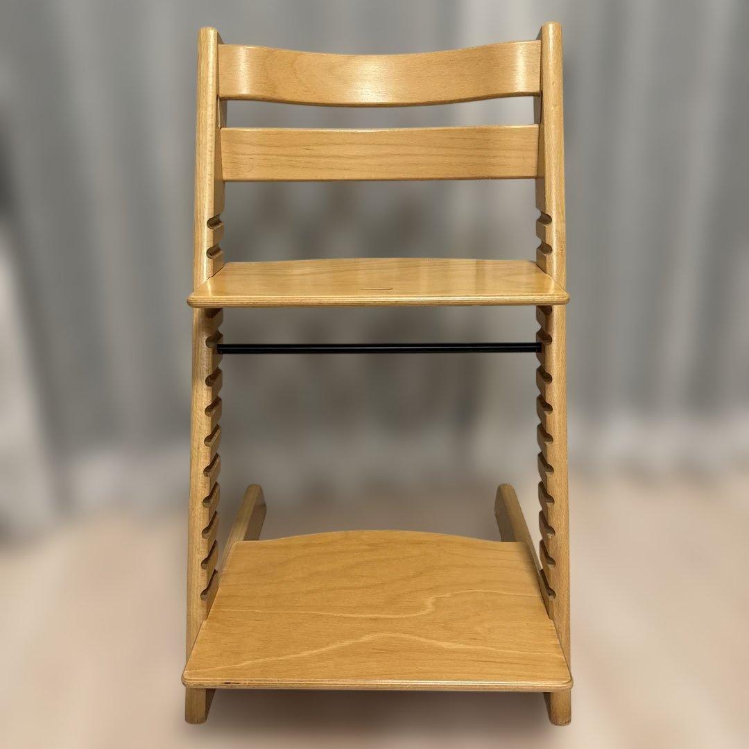 【お値下げ中】ストッケ　STOKKE トリップトラップ ナチュラル　シリアル3