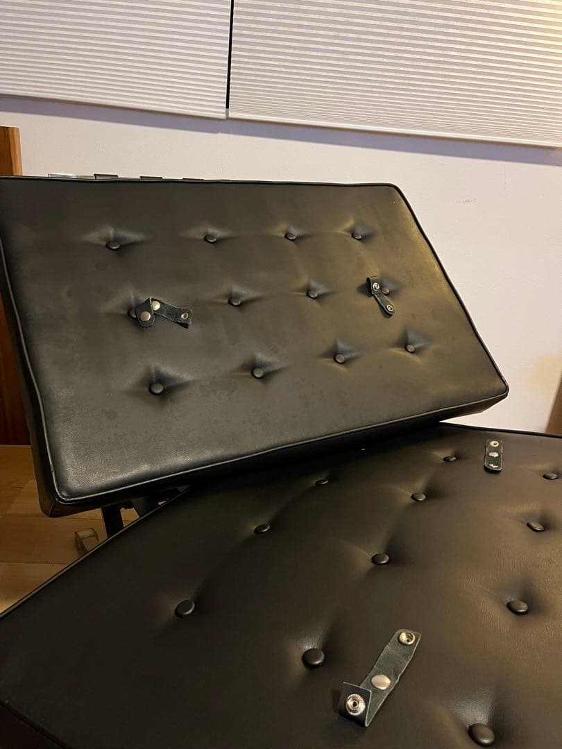 伸長様☆バルセロナチェア高級本革ミッドセンチュリーレザー