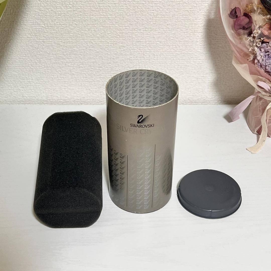 【美品】スワロフスキー クリスタル 置物 ハープ Swarovski