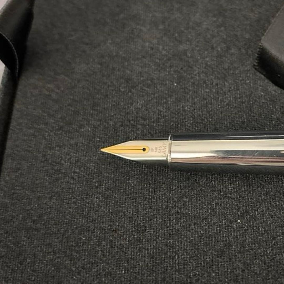 LAMY ラミー スカラ 万年筆 ピアノブラック EF 極細