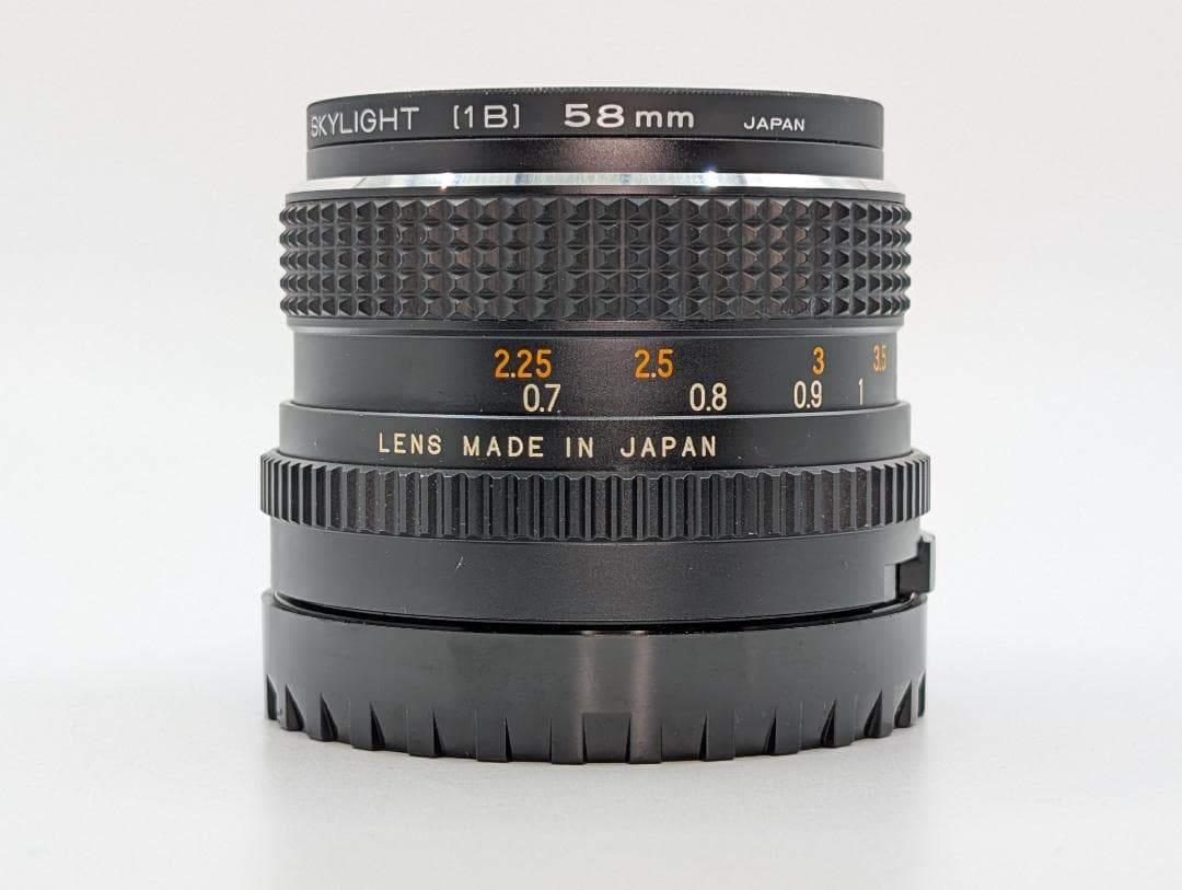 【ケース・フード付き】Mamiya Sekor C 80mm F2.8
