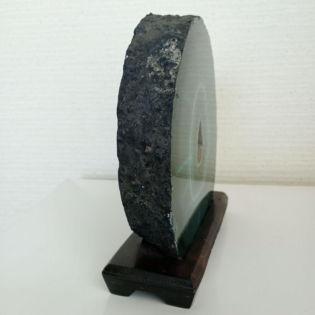 天然鑑賞石✯グリーンメノウ（緑瑪瑙）鑑賞用　約1.6kg