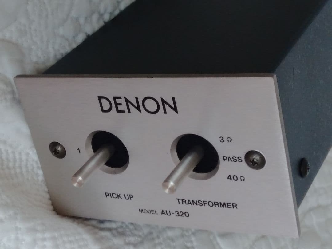 デノン MC(DL-103等)用 昇圧トランス AU-320 動作良好綺麗です
