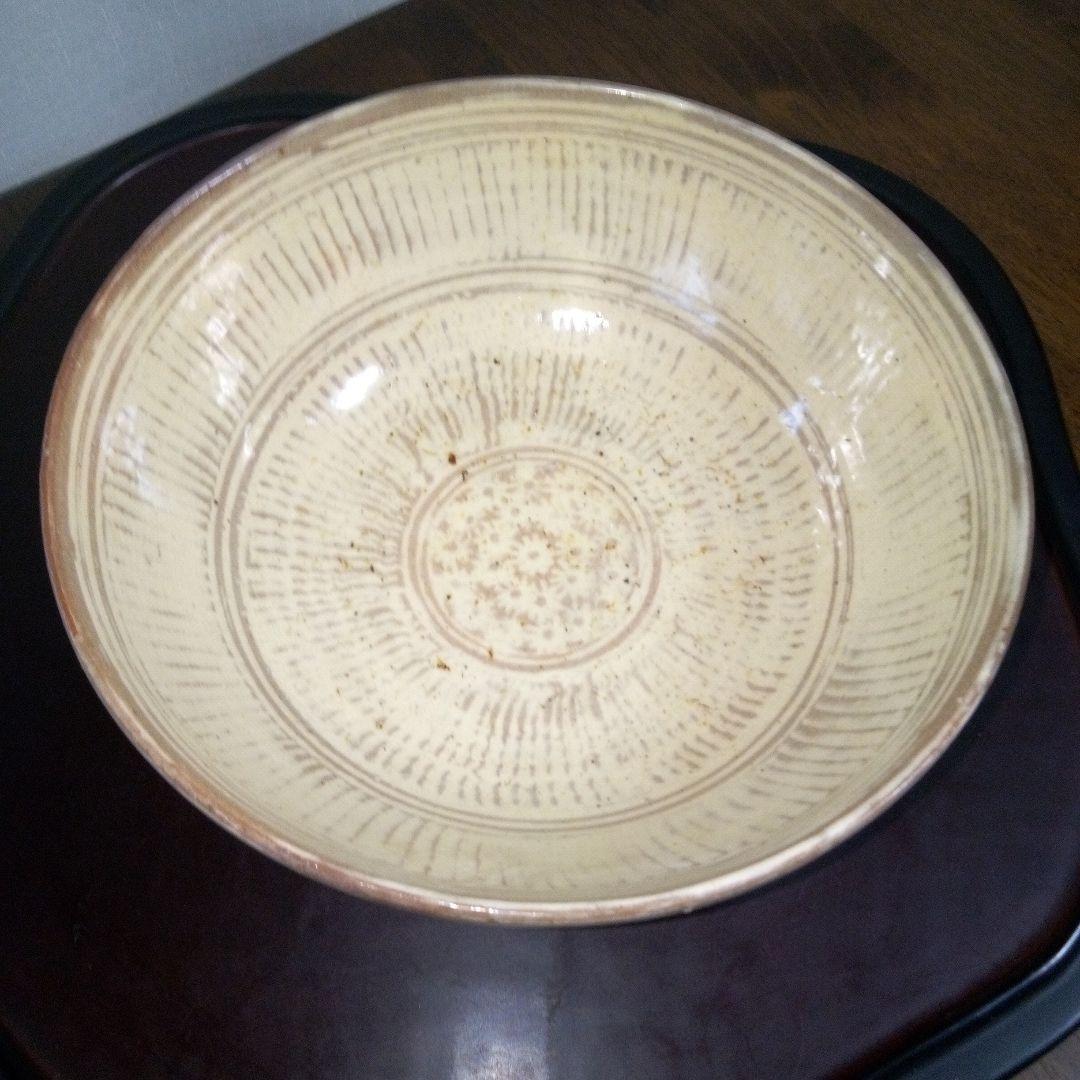 陶芸作家　《 吉田明　作》 　　三島 菓子　鉢