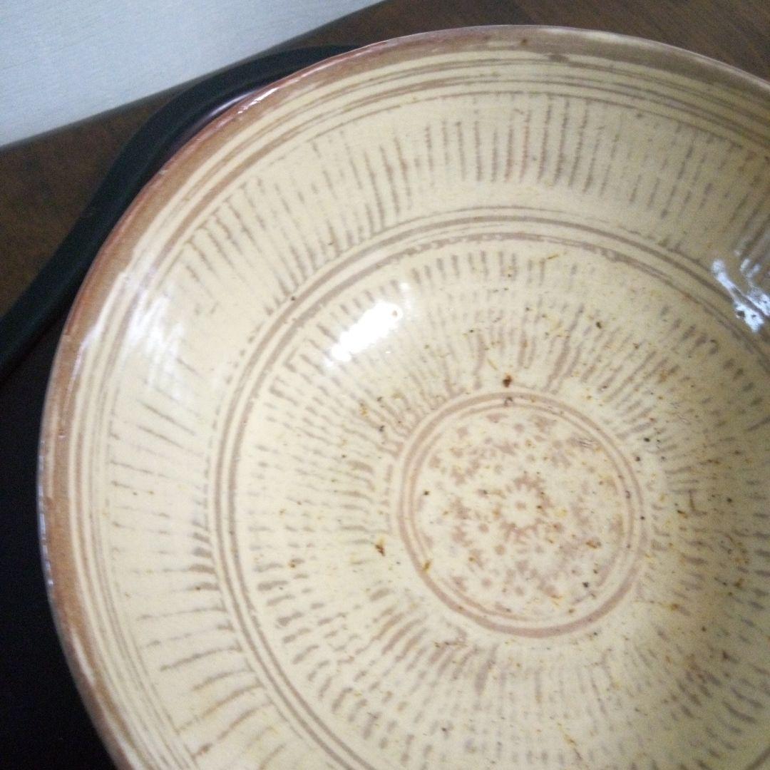 陶芸作家　《 吉田明　作》 　　三島 菓子　鉢