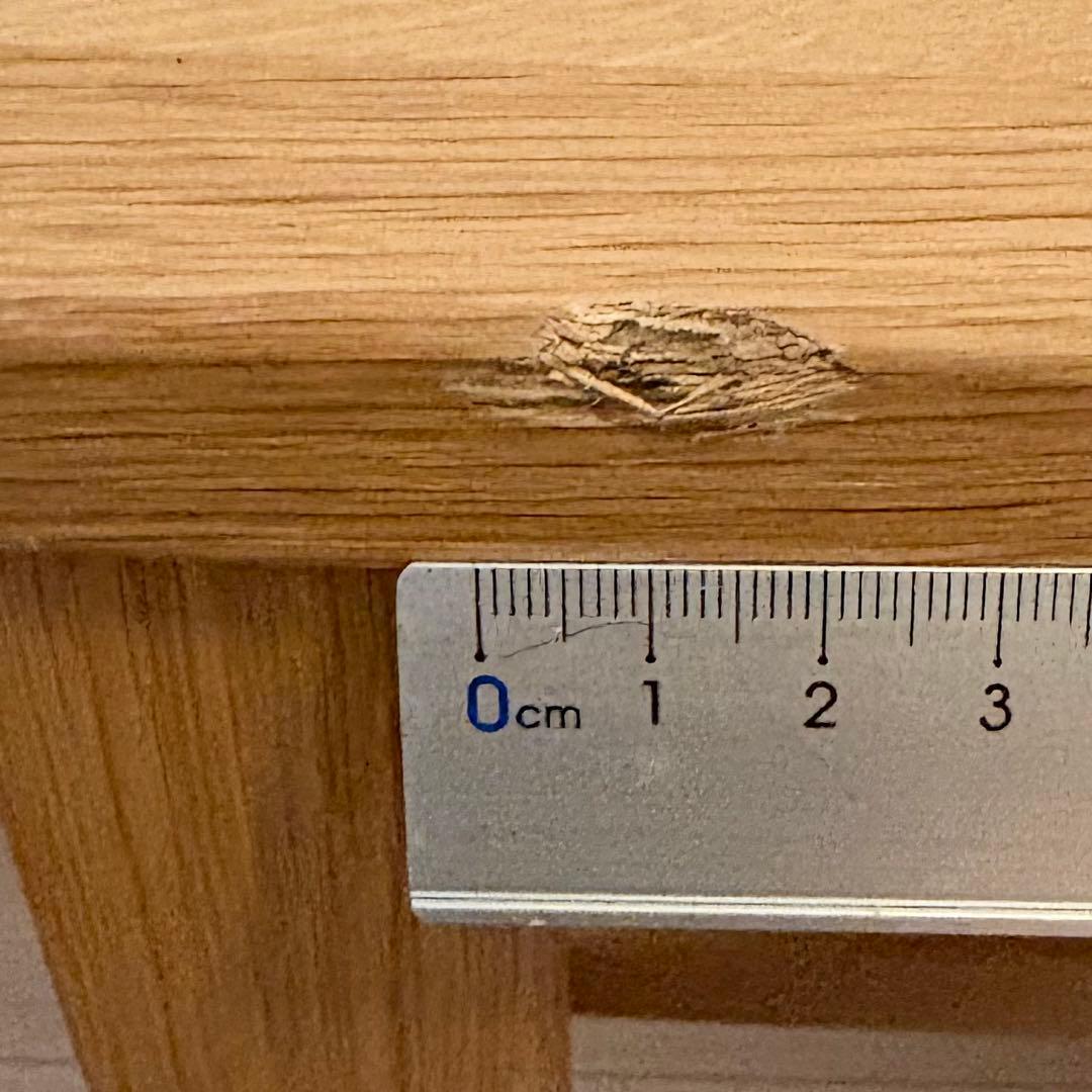 無印良品　木製ベンチ／板座／オーク材幅１００×奥行３７×高さ４４ｃｍローテーブル