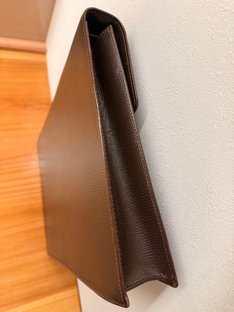 【極美品】LOEWE ロエベ アナグラム ビジネスバッグ ブリーフケースブラウン