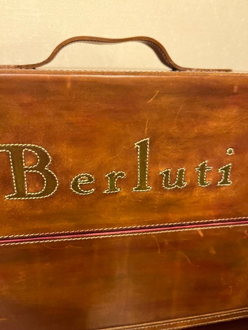 【希少】ベルルッティ　シューズケアボックス　アンティーク　　トランクケース